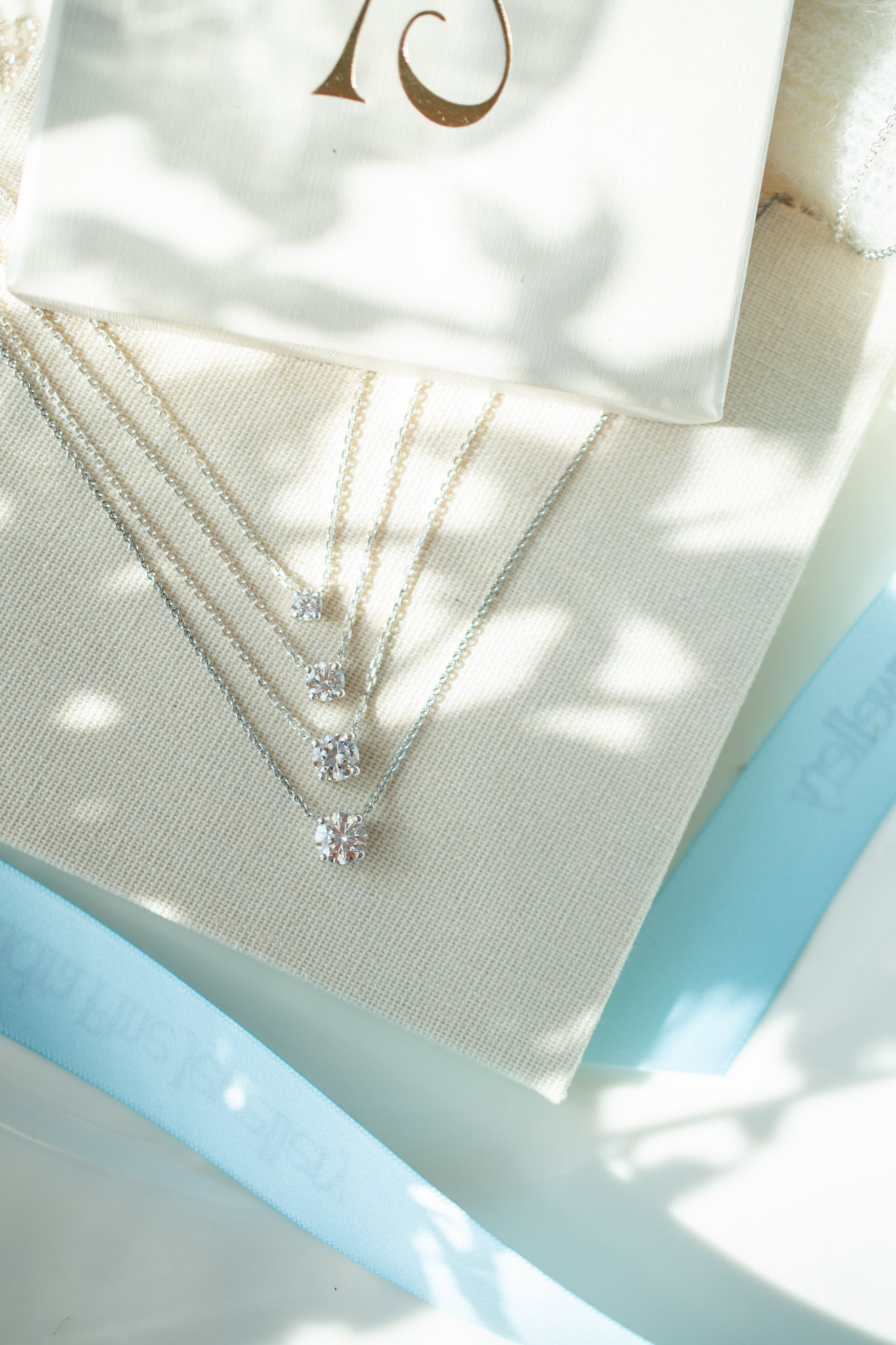 Floating Diamond Necklace