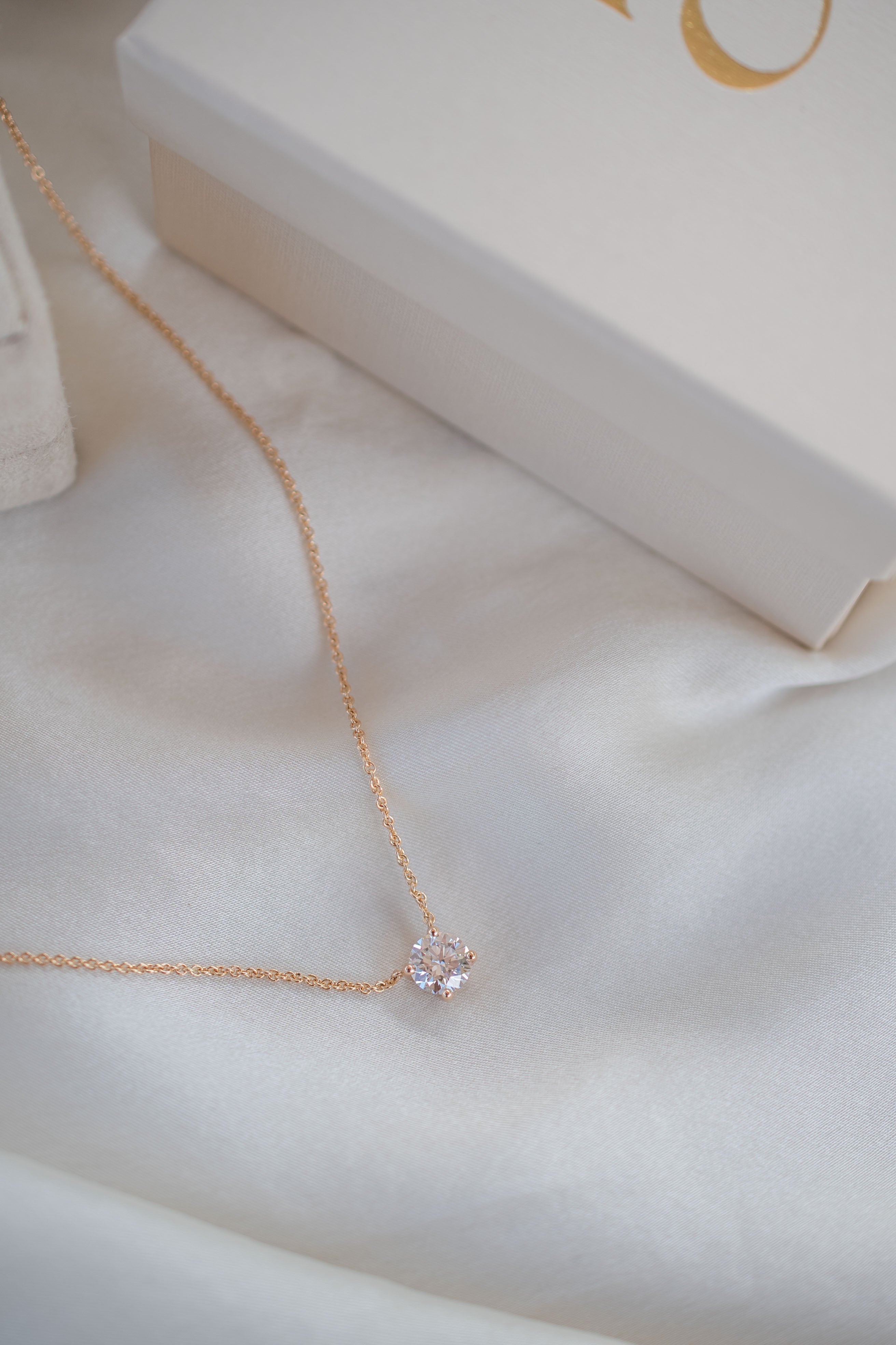 Floating Diamond Necklace